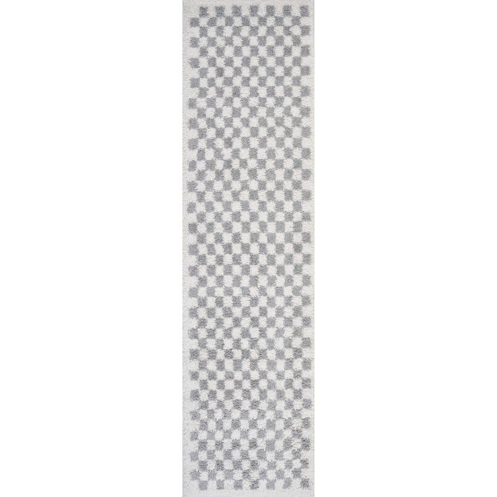 Moodi Shaggy Grey Mulberry Rug