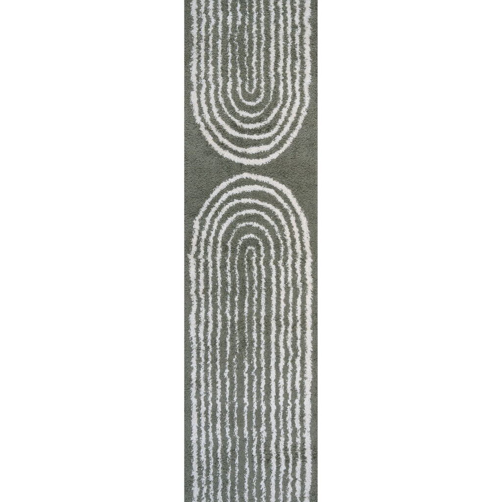 Moodi Shaggy Green Reverie Rug