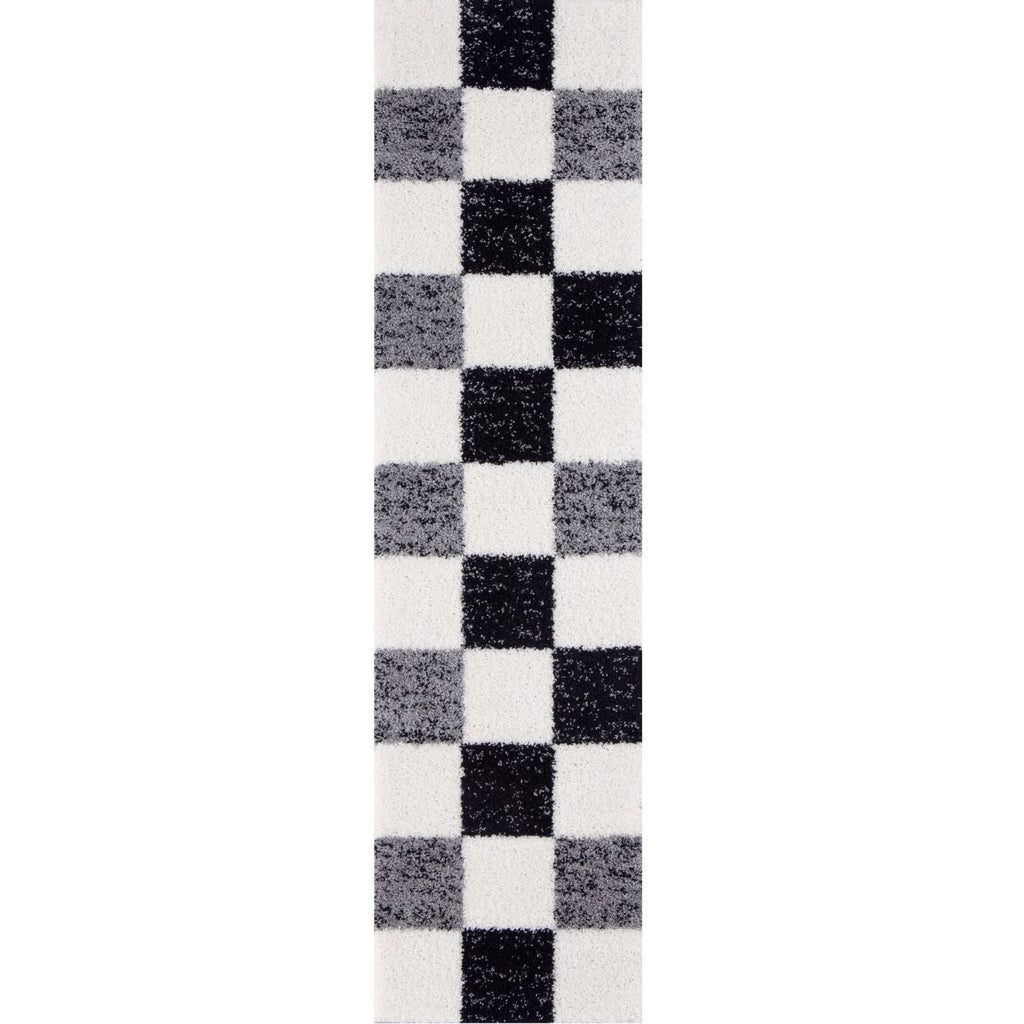 Myshaggy Geometric Grey Rug