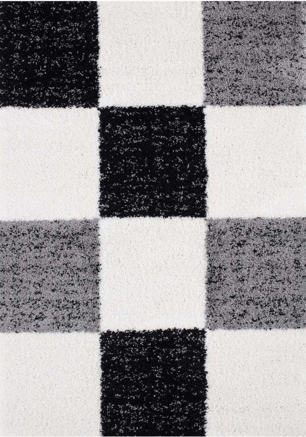 Myshaggy Geometric Grey Rug