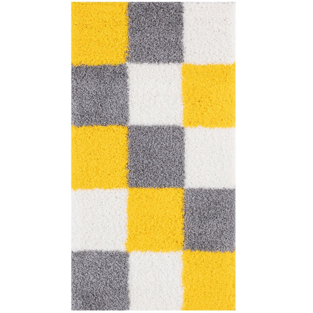 Myshaggy Geometric Yellow Natural Contemporary Rug