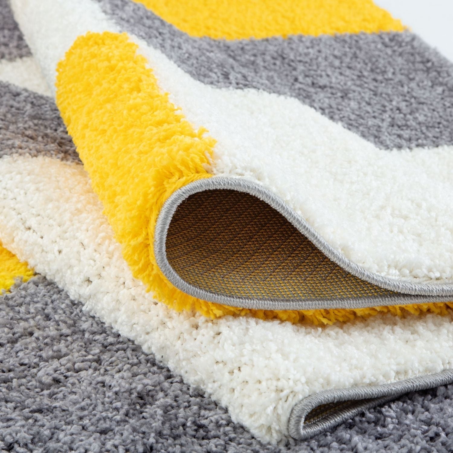 Myshaggy Geometric Yellow Natural Contemporary Rug