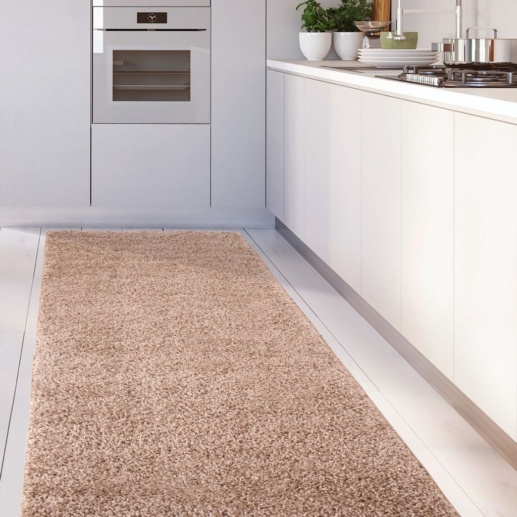 Myshaggy Solid Beige Modern Rug
