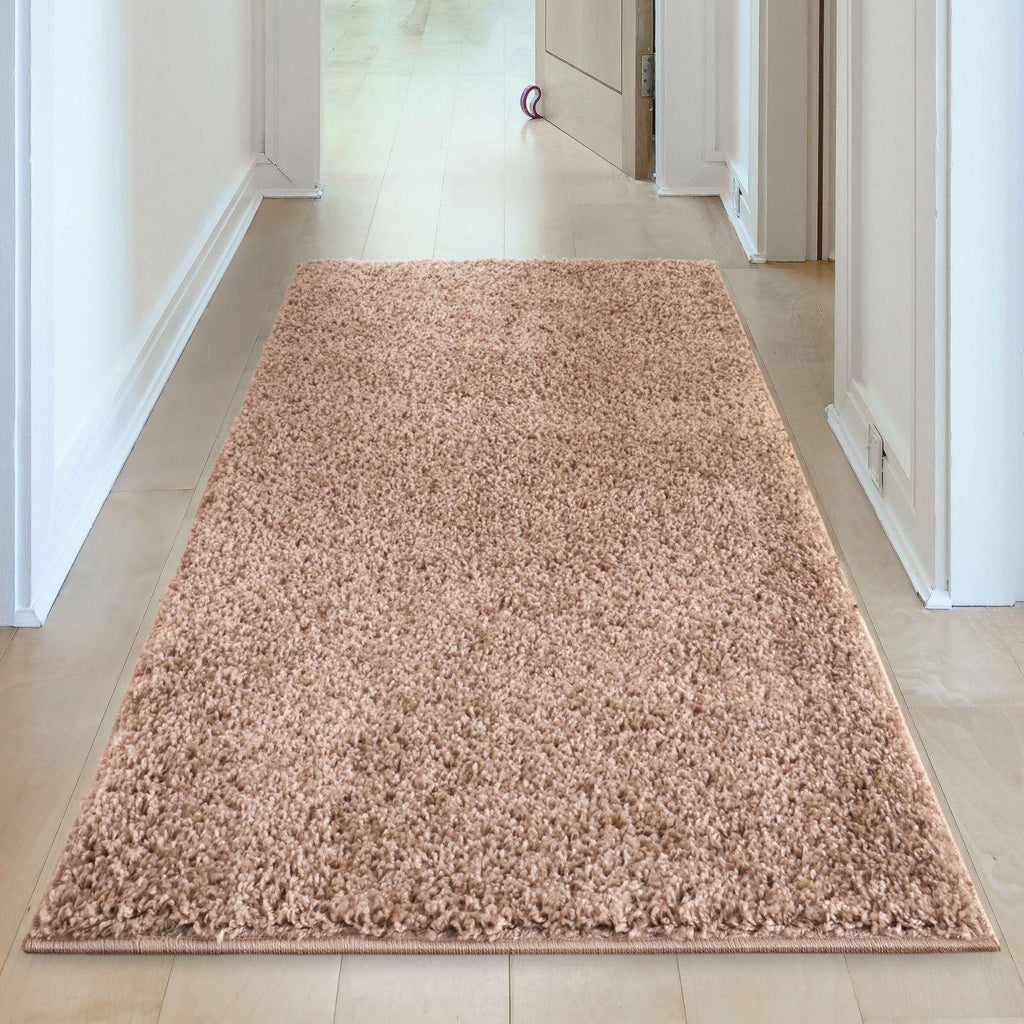 Myshaggy Solid Beige Modern Rug