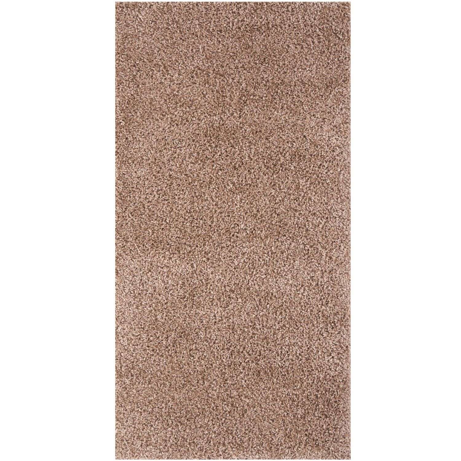 Myshaggy Solid Beige Modern Rug