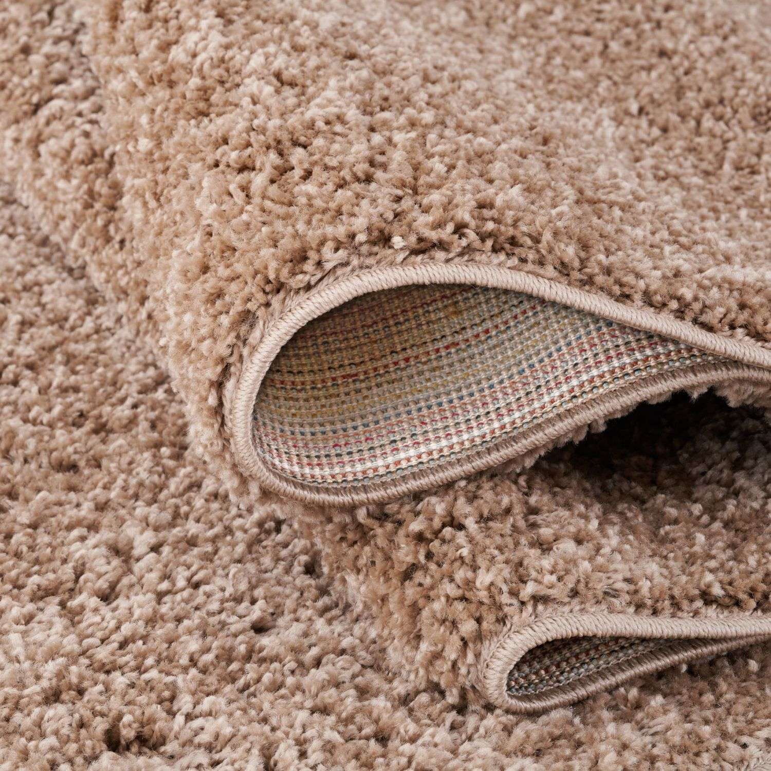 Myshaggy Solid Beige Modern Rug