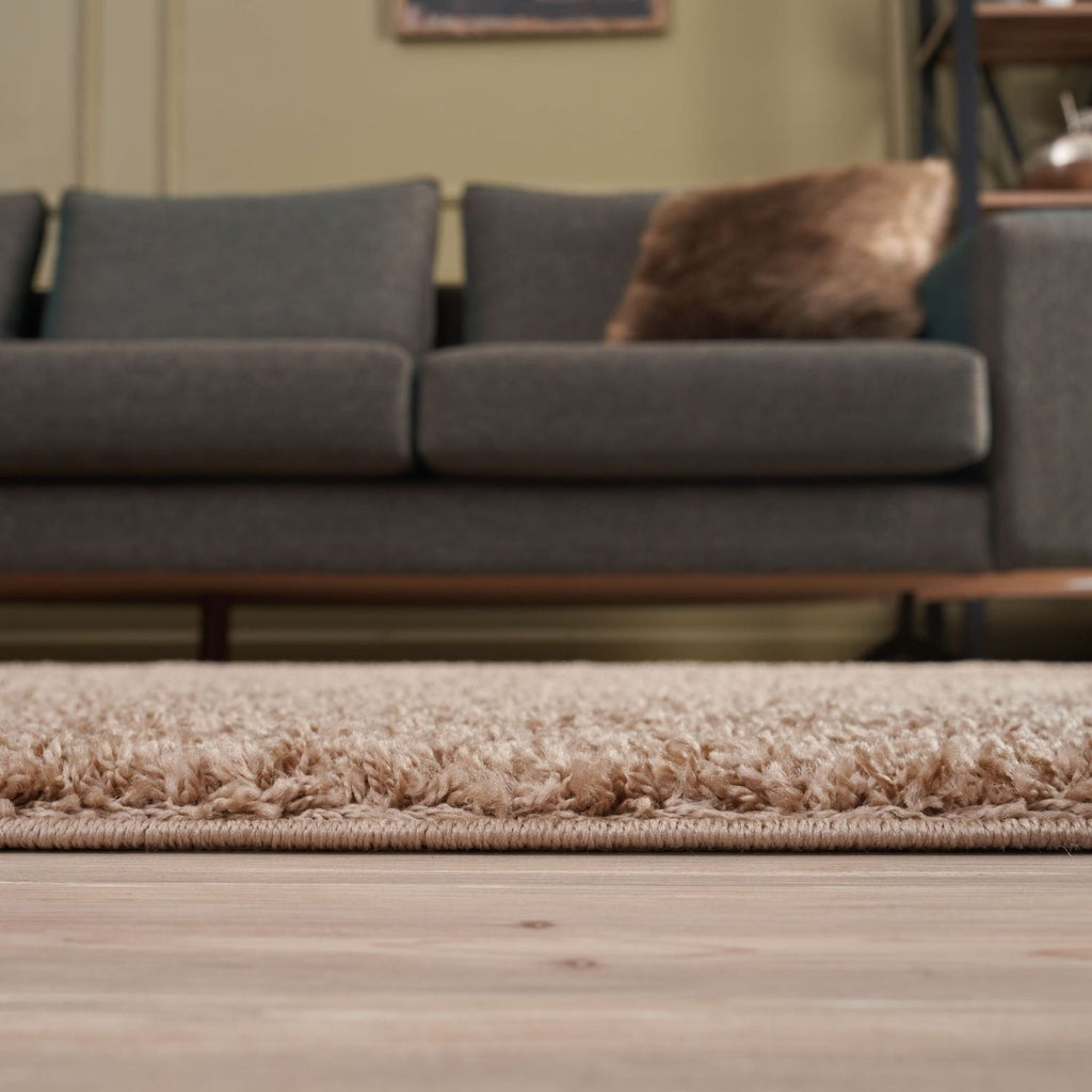 Myshaggy Solid Beige Modern Rug
