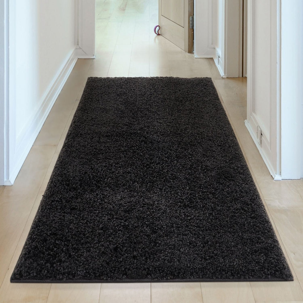 Myshaggy Solid Black Rug