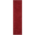 Myshaggy Solid Red Gold Contemporary Rug