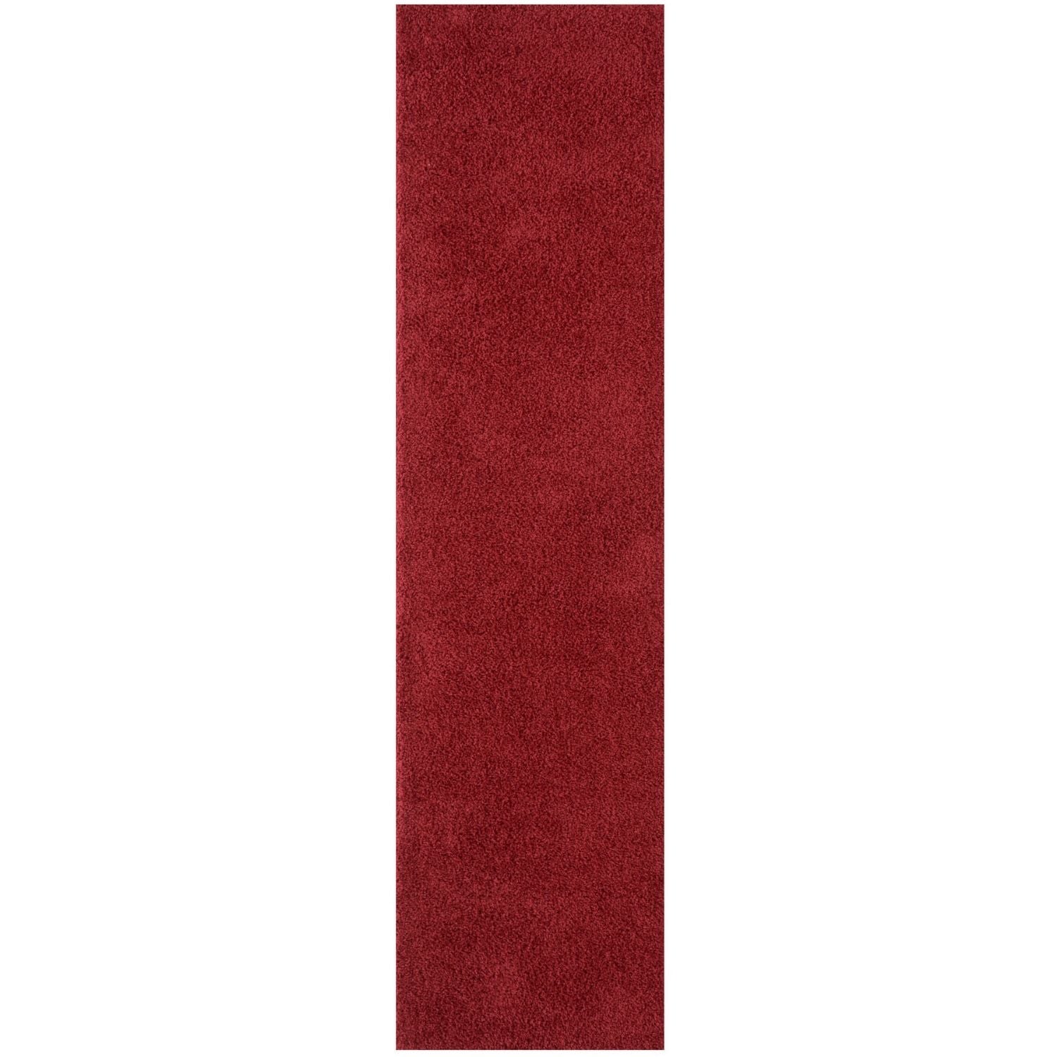 Myshaggy Solid Red Gold Contemporary Rug