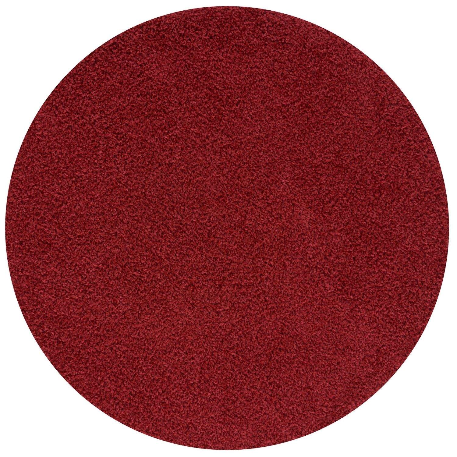 Myshaggy Solid Red Gold Contemporary Rug
