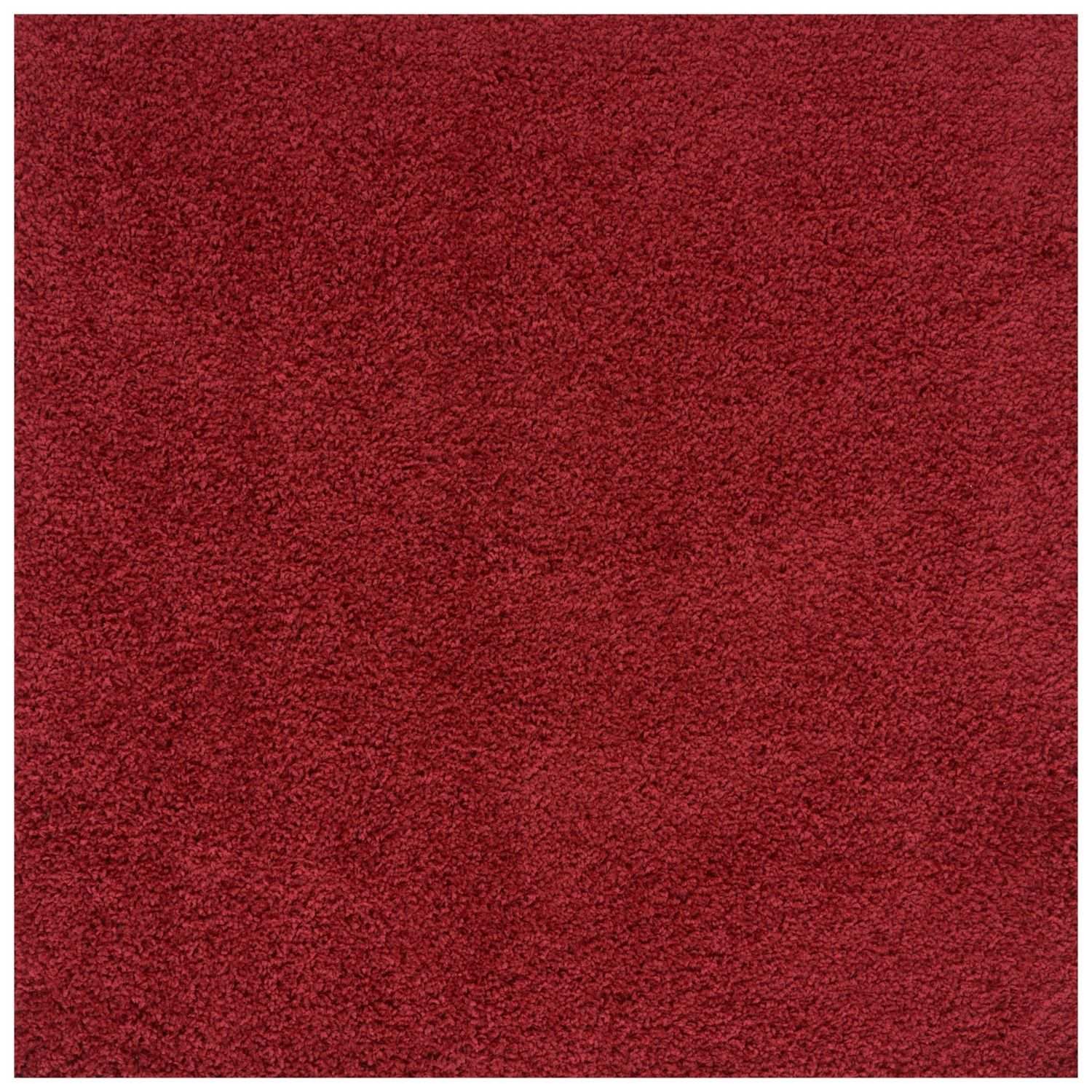 Myshaggy Solid Red Gold Contemporary Rug