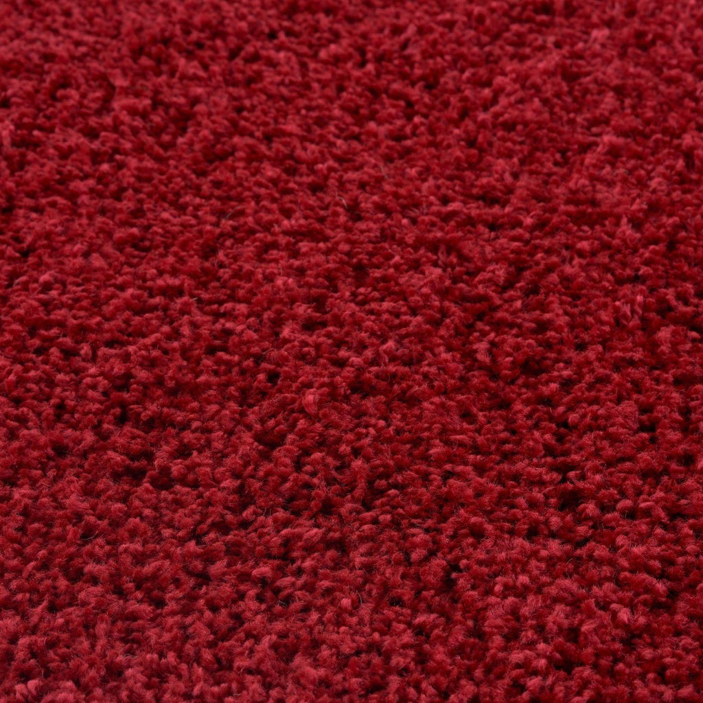 Myshaggy Solid Red Gold Contemporary Rug