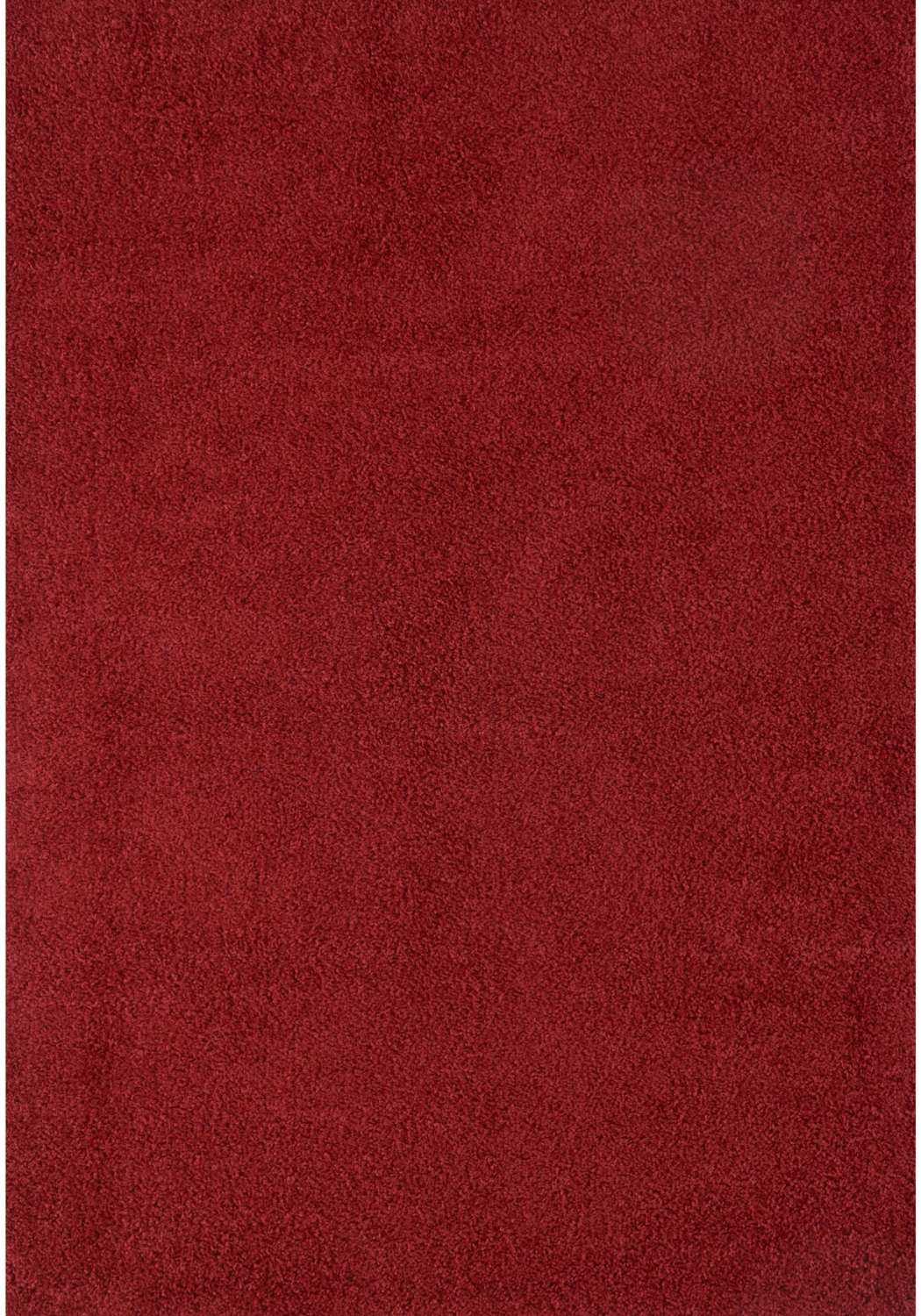 Myshaggy Solid Red Gold Contemporary Rug