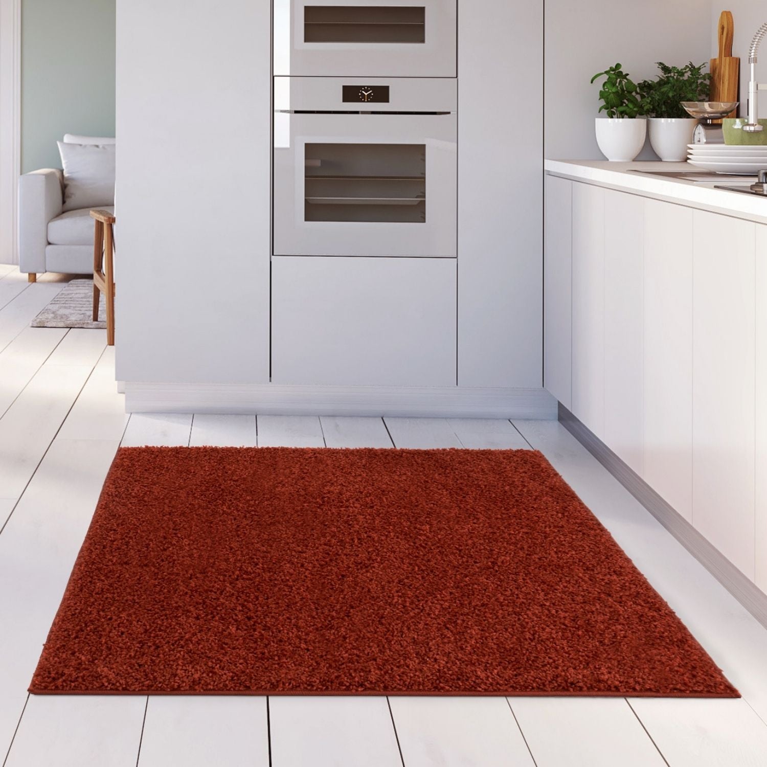 Myshaggy Solid Terra Natural Rug