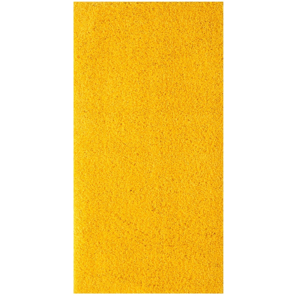 Myshaggy Solid Yellow Natural Contemporary Rug