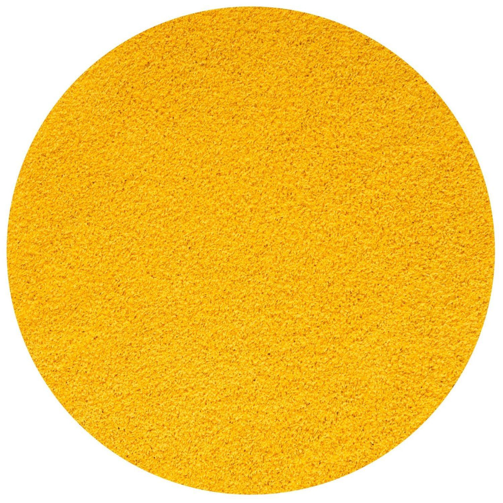 Myshaggy Solid Yellow Natural Contemporary Rug