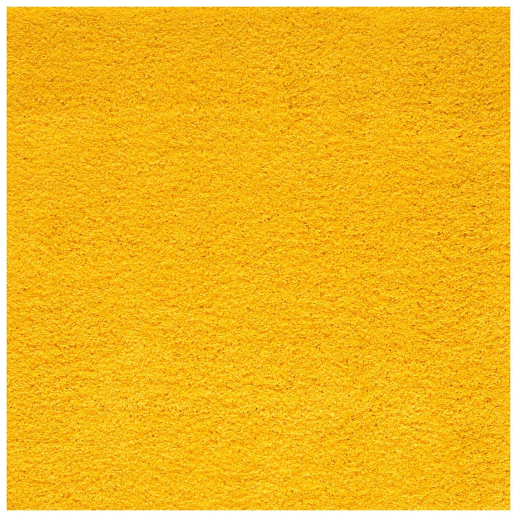 Myshaggy Solid Yellow Natural Contemporary Rug