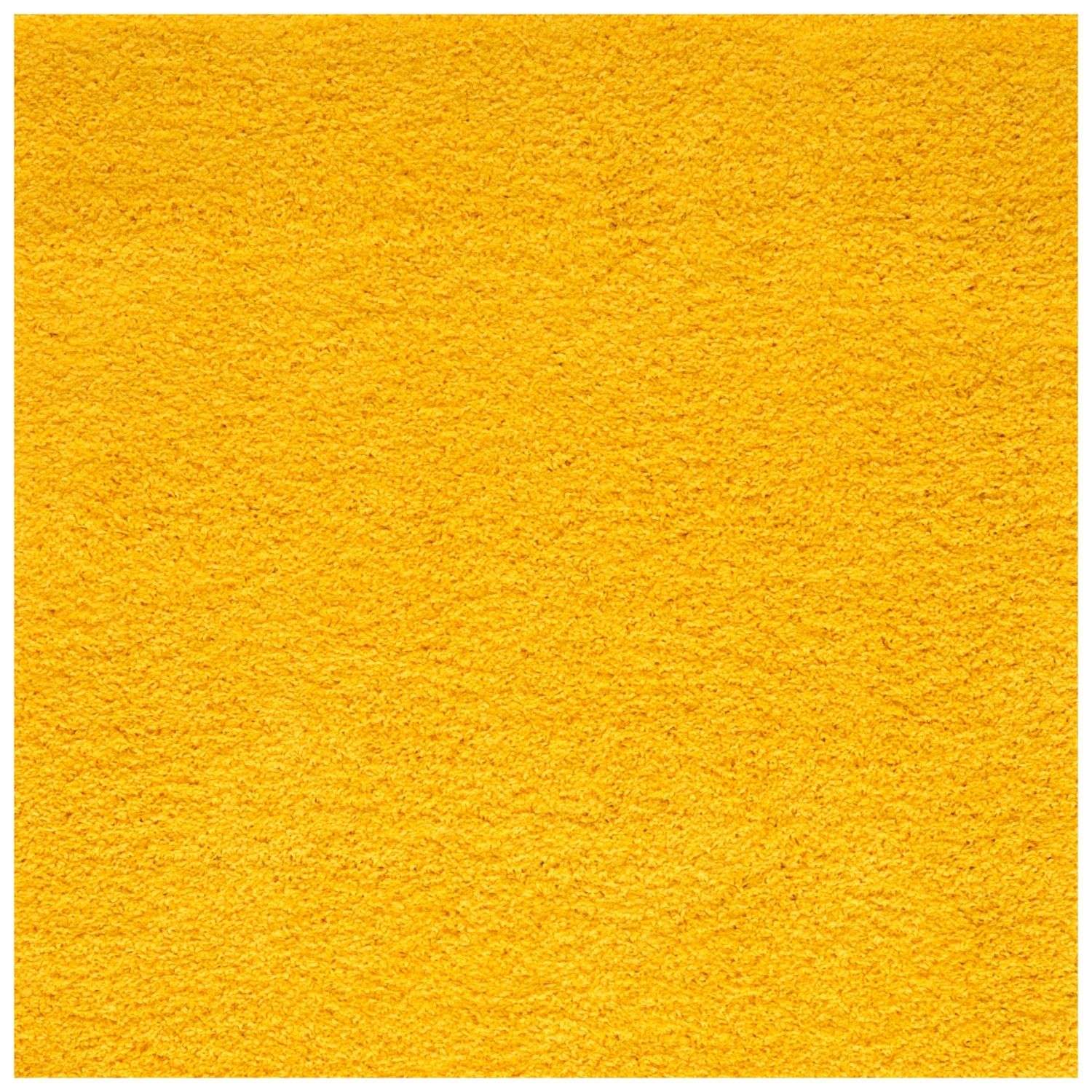 Myshaggy Solid Yellow Natural Contemporary Rug