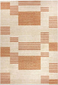 Nomad Rug Abstract Design Beige Contemporary
