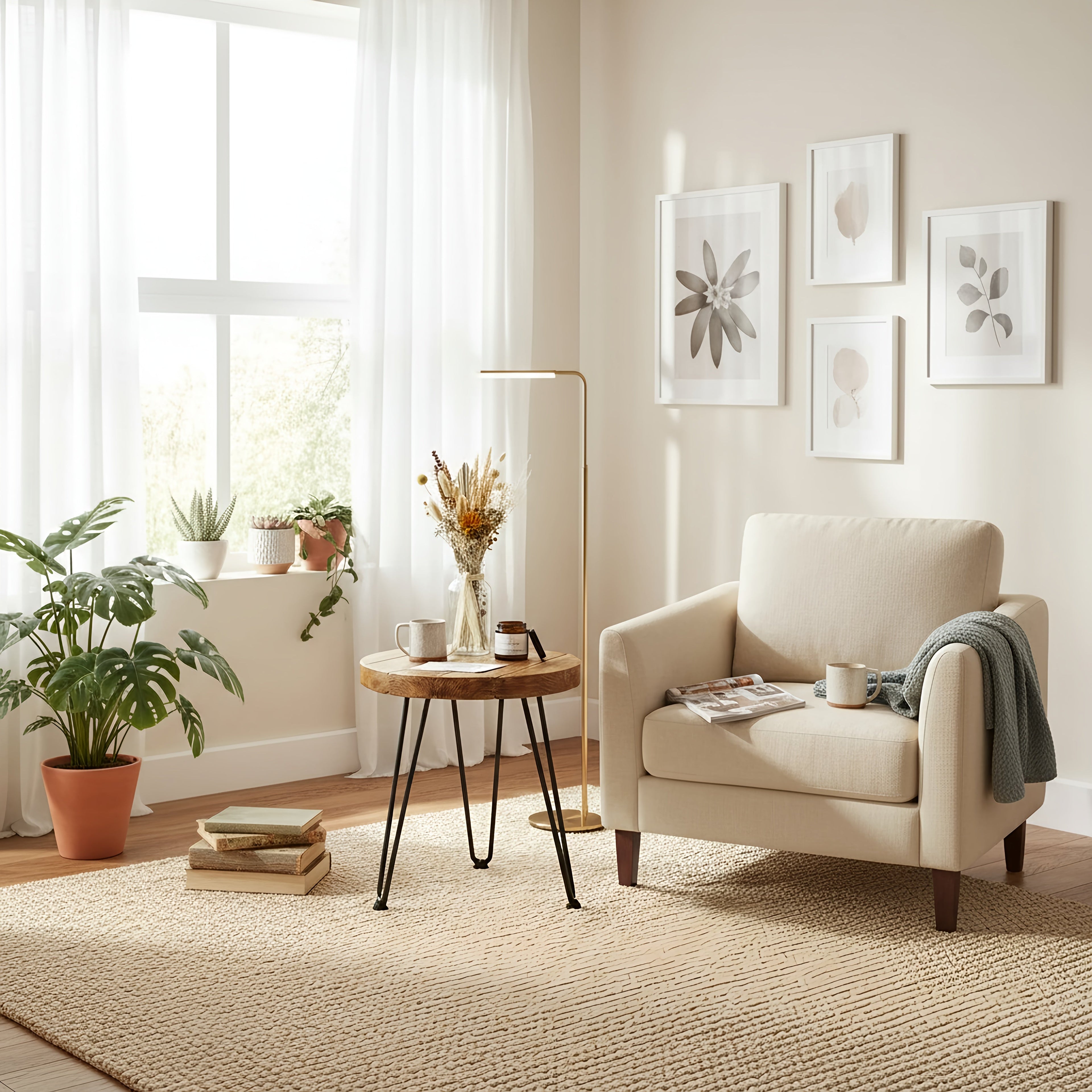 OLVA Round Chunky Coffee Table