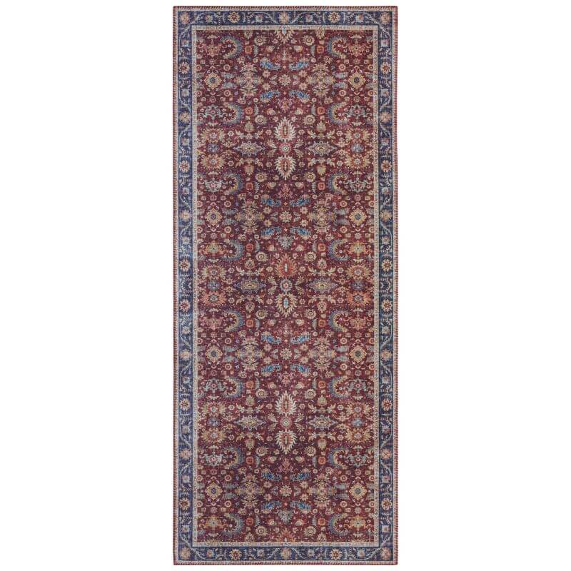 Oriental Vivana Cotton Red Contemporary Rug