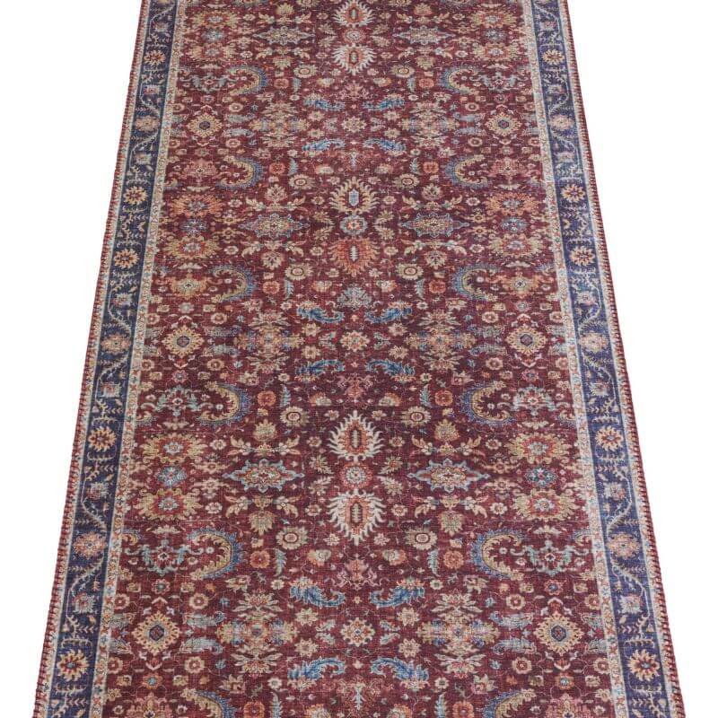 Oriental Vivana Cotton Red Contemporary Rug