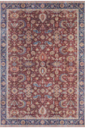 Oriental Vivana Cotton Red Contemporary Rug