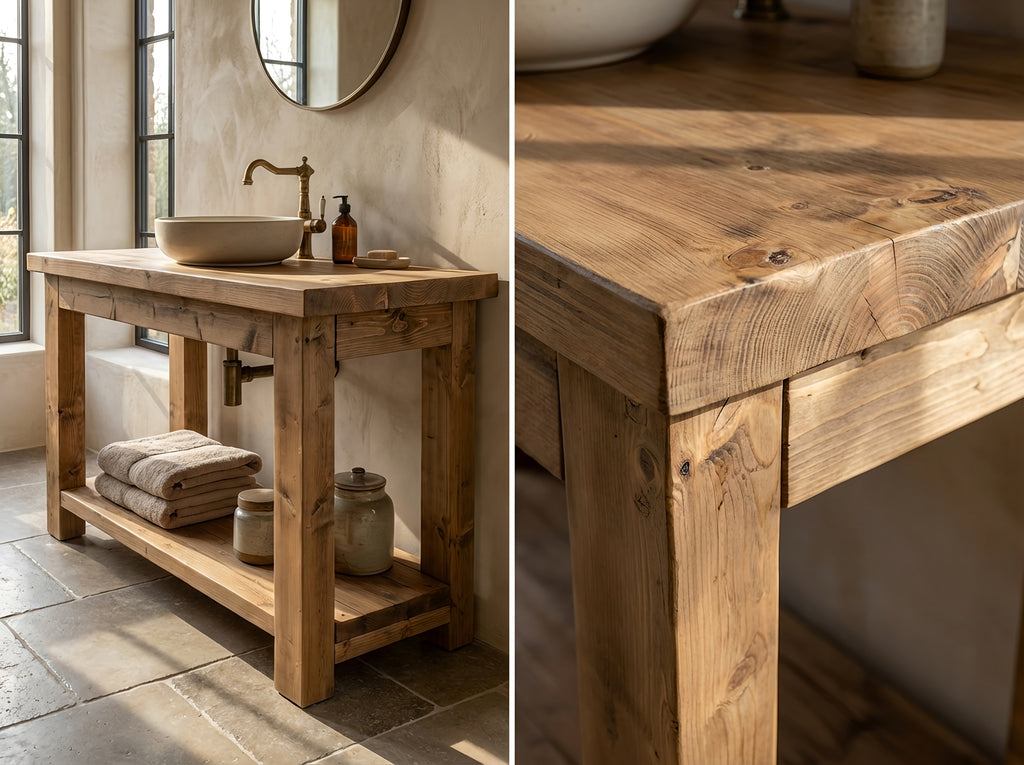 TORO Solid Wood Bathroom Vanity Cabinet