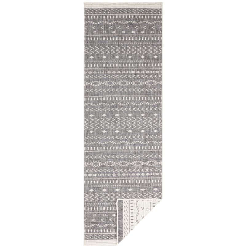 Kuba Reversible Indoor-Outdoor Natural Scandinavian Rug