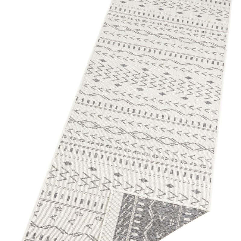 Kuba Reversible Indoor-Outdoor Natural Scandinavian Rug