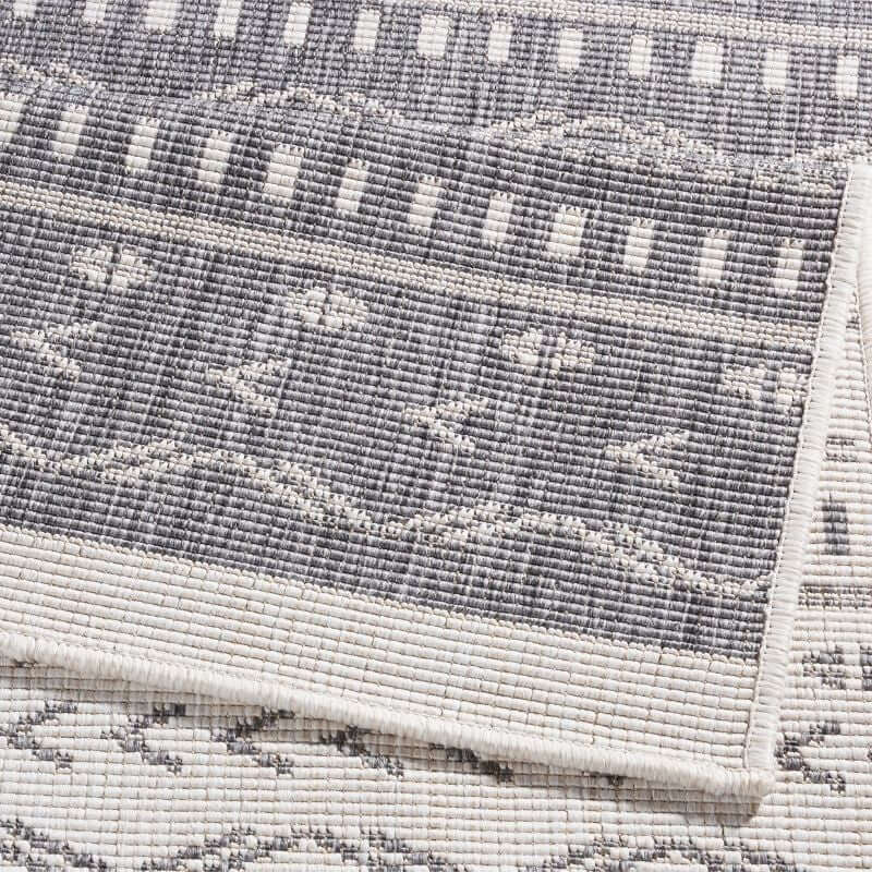 Kuba Reversible Indoor-Outdoor Natural Scandinavian Rug
