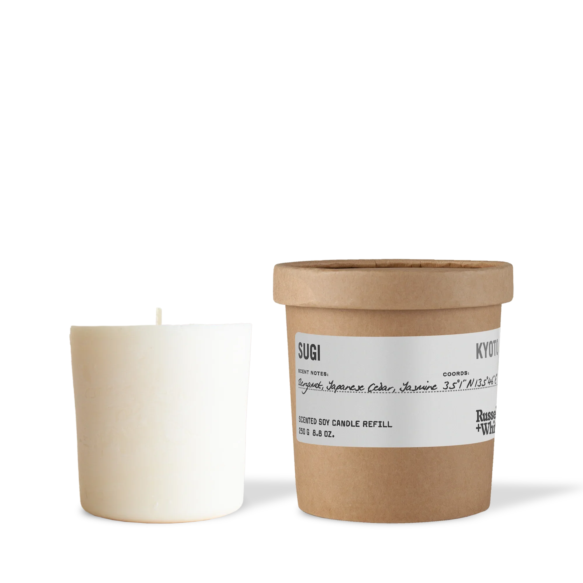 Sugi 250g Scented Soy Candle Refill