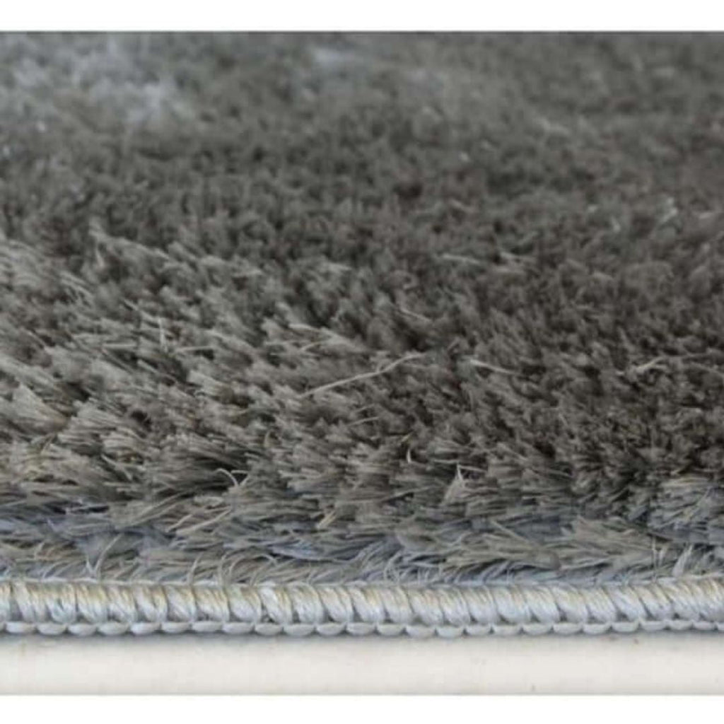 Soft Washable Grey Shaggy Rug