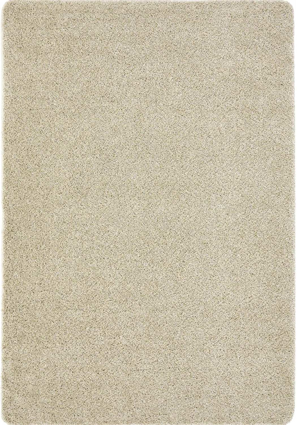 Washable Stone Shaggy Natural Rug