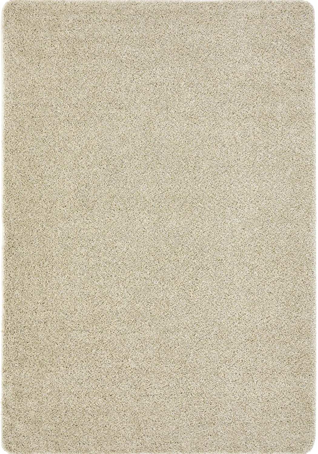 Washable Stone Shaggy Natural Rug