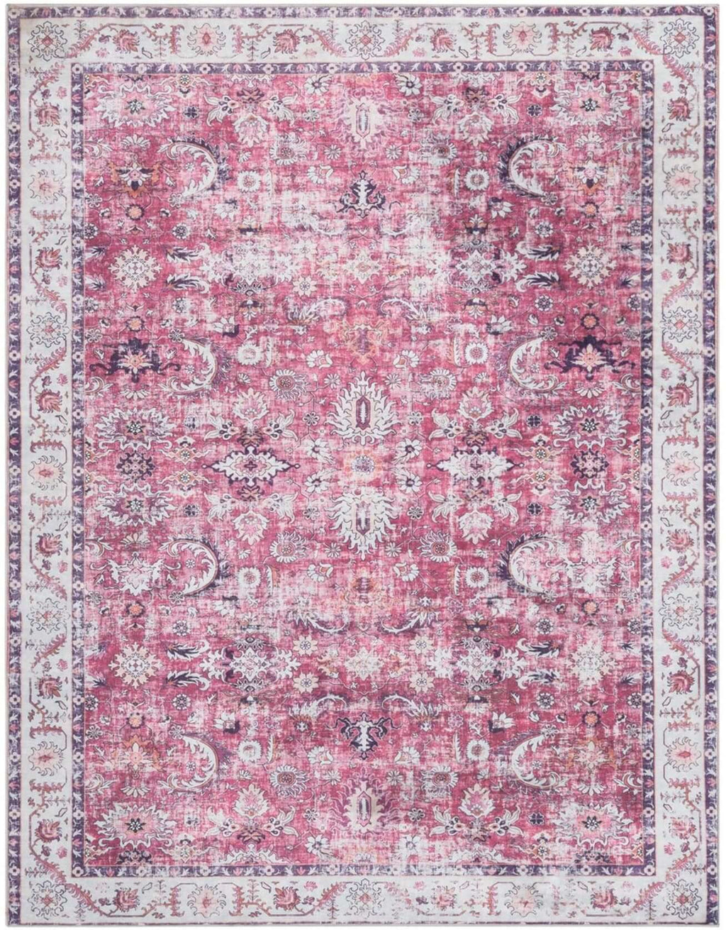 Rada Vintage Washable Contemporary Rug