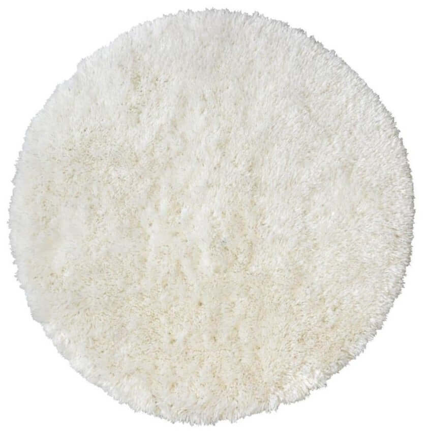 Soft Washable Ivory Shaggy Rug