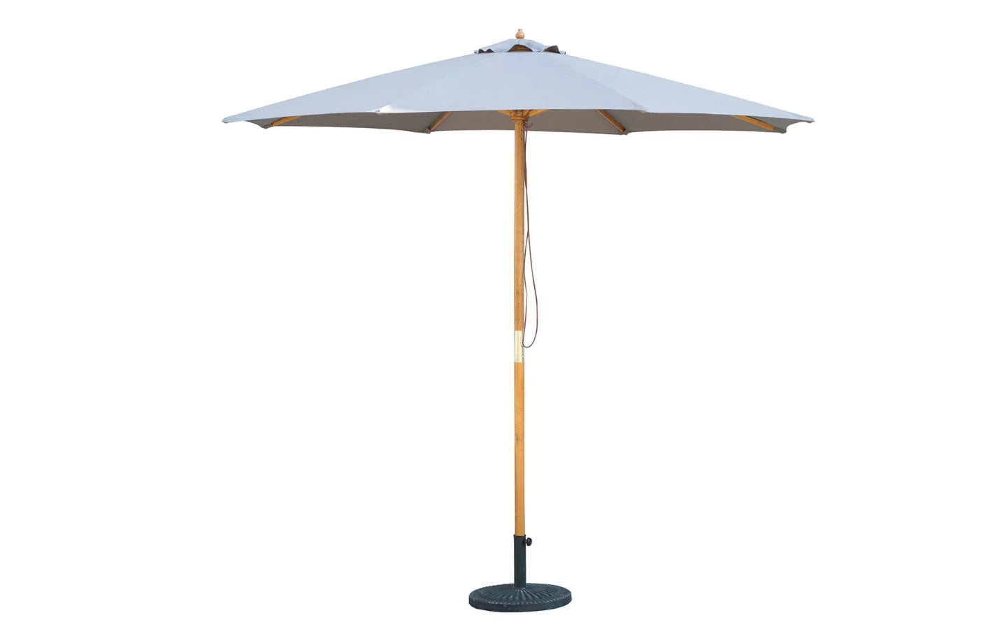 Bali Grey Wooden Parasol