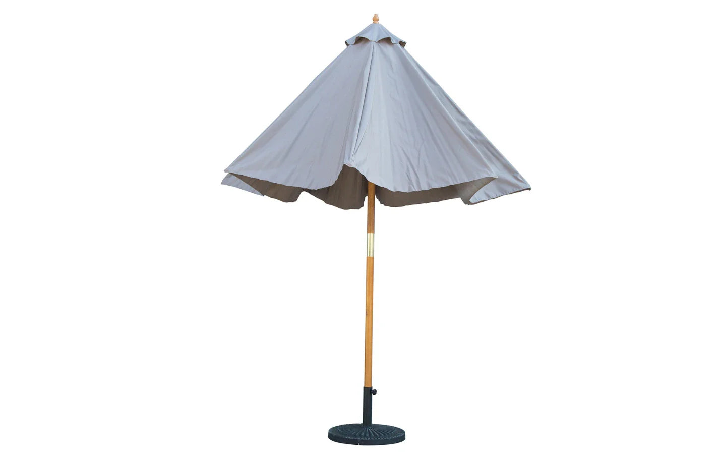 Bali Grey Wooden Parasol