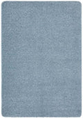 Washable Blue Shaggy Rug