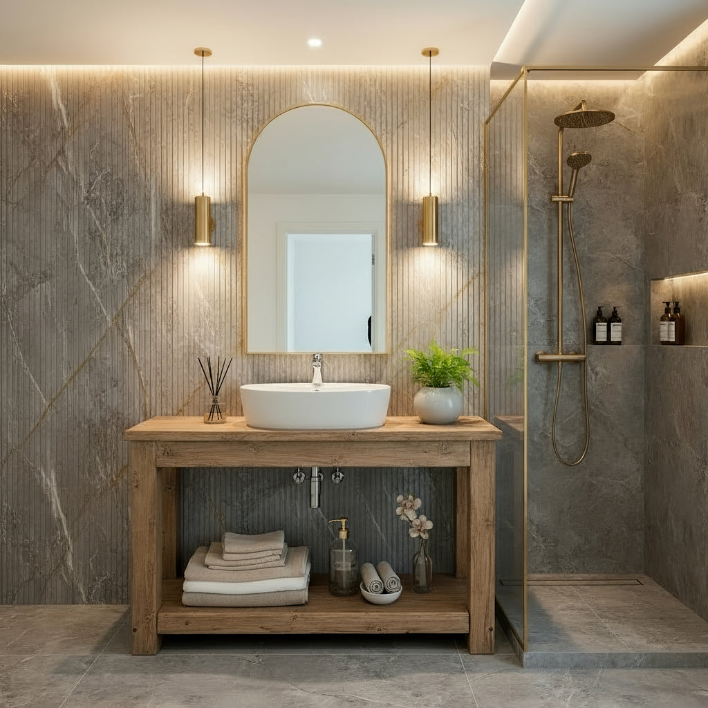 TORO Solid Wood Bathroom Vanity Cabinet