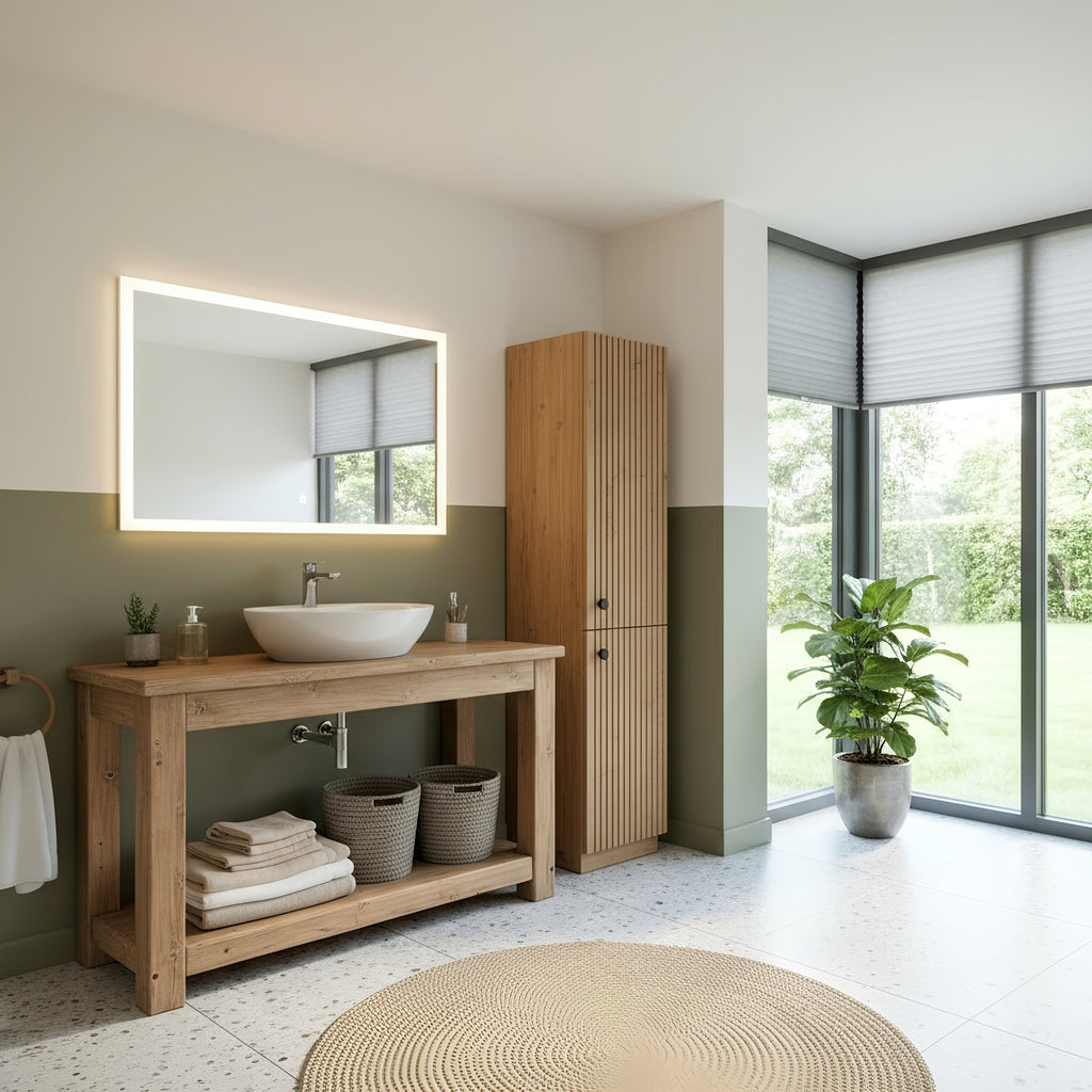TORO Solid Wood Bathroom Vanity Cabinet
