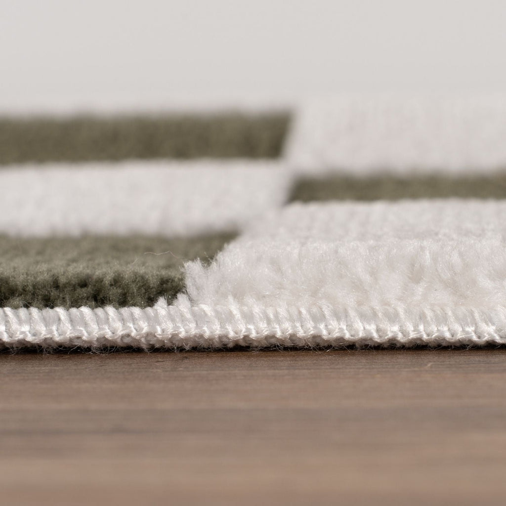 Loft Checkerboard Green Rug