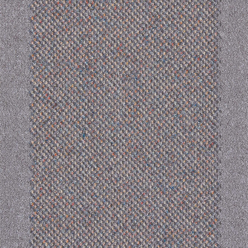 Washable Bordered Silver Grey Rug