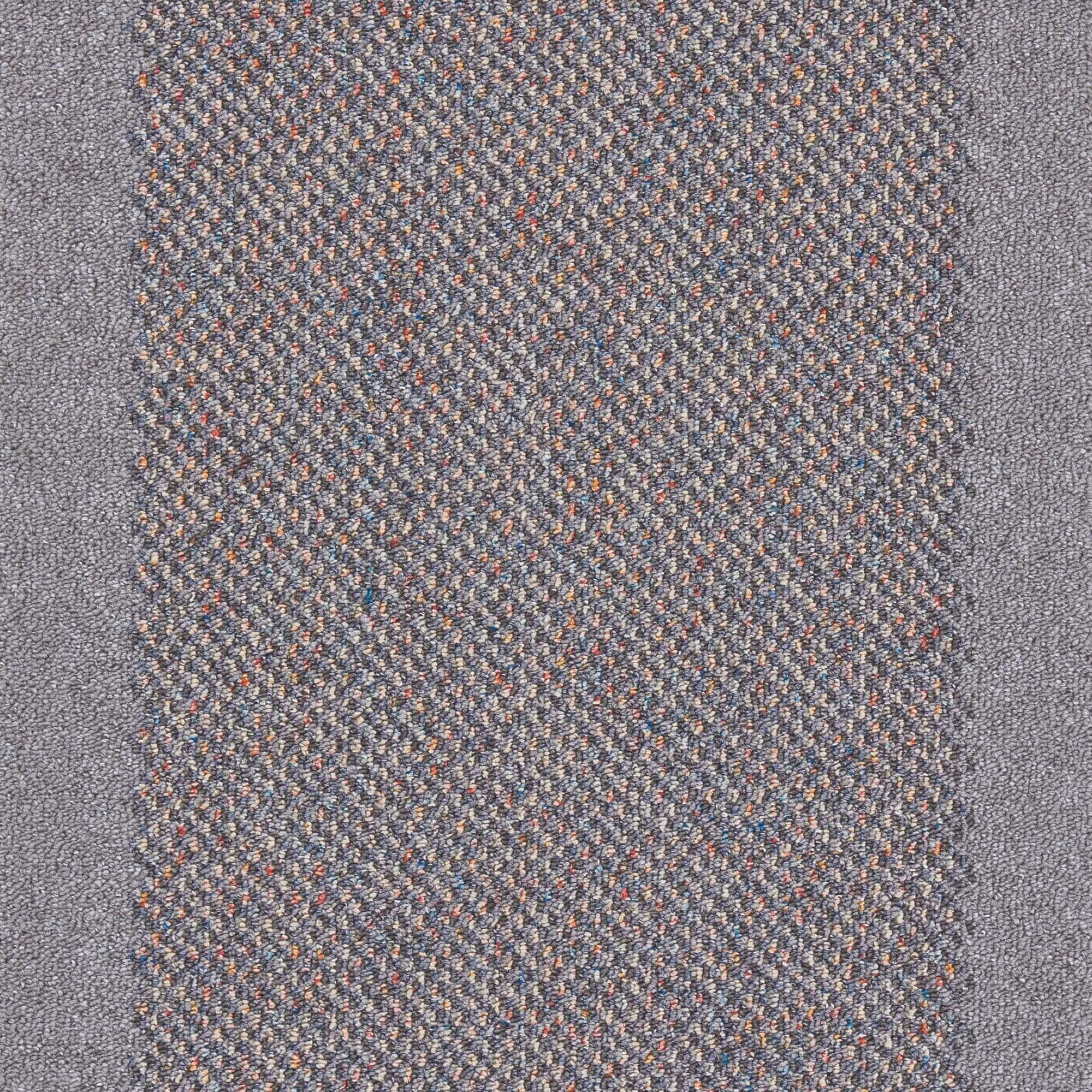 Washable Bordered Silver Grey Rug