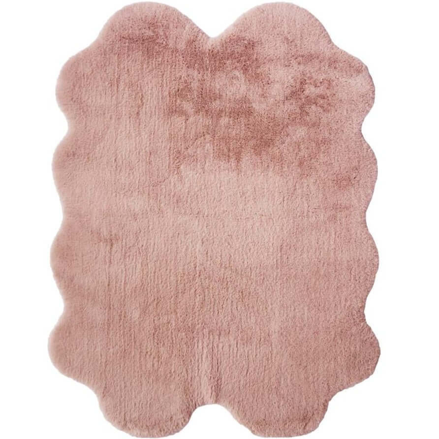 Luxury Pink Fur Rug
