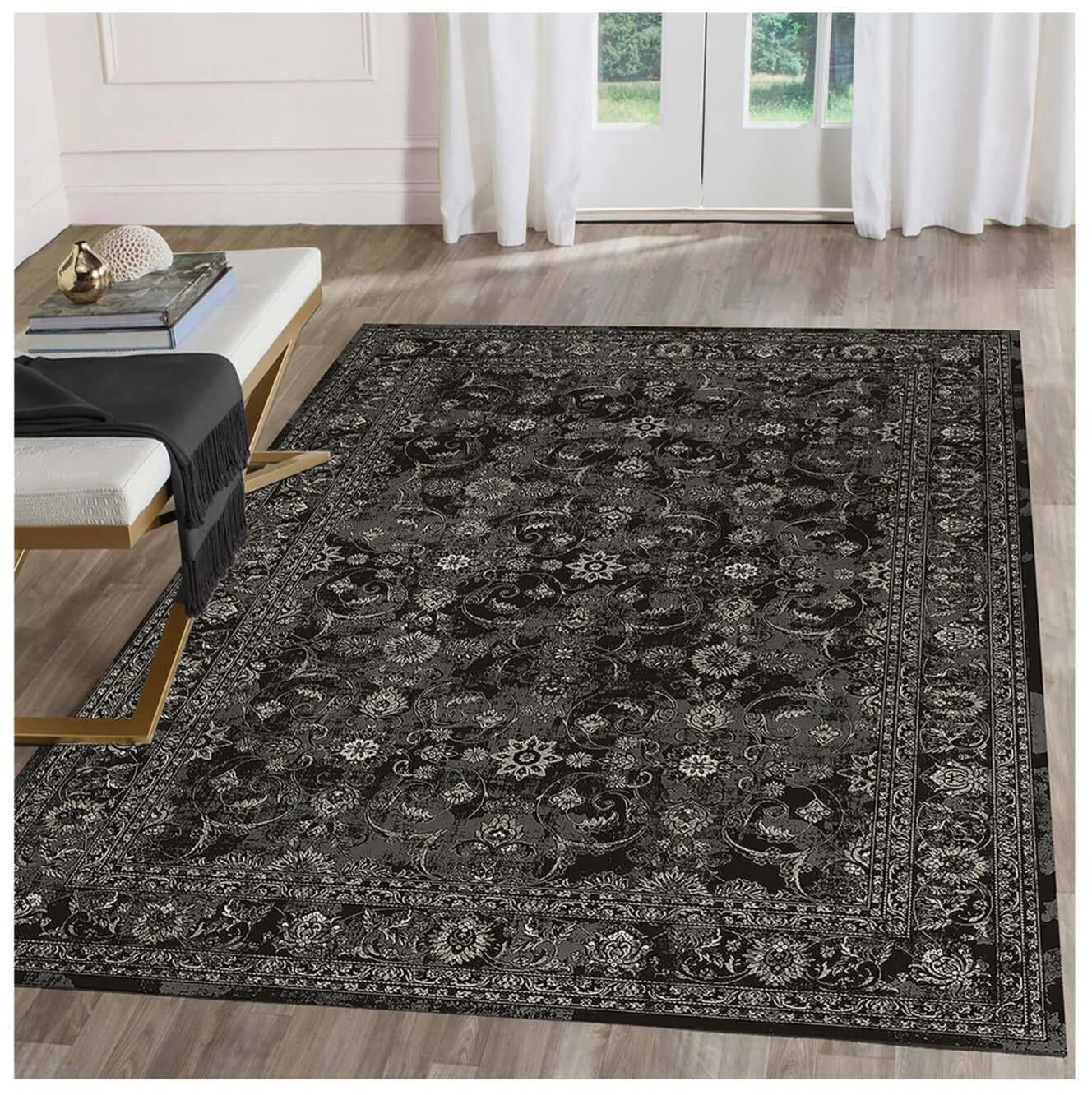 Nuza Vintage Washable Cotton Rug