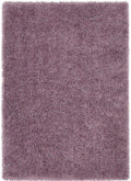 Chicago Lavender Shaggy Polyester Contemporary Rug