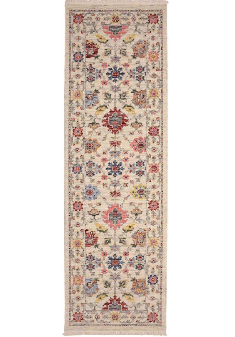 Nomad Floral Persian-Style Wool Contemporary Rug